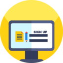 computer,seo and web,laptop,browser,internet,sign up ok 